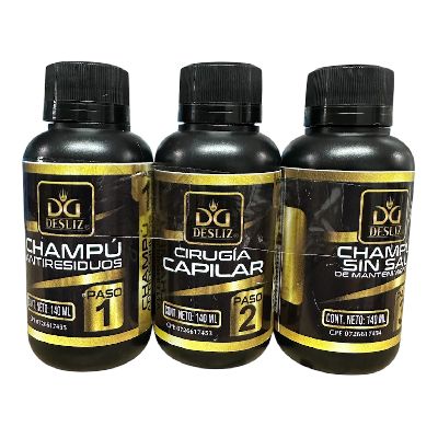 DESLIZ KIT CIRUGIA CAPILAR 3 PASOS 140ML